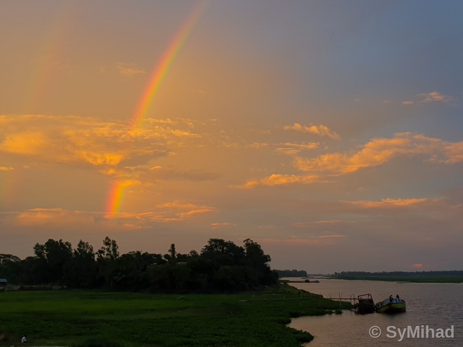 Rainbow Over the River